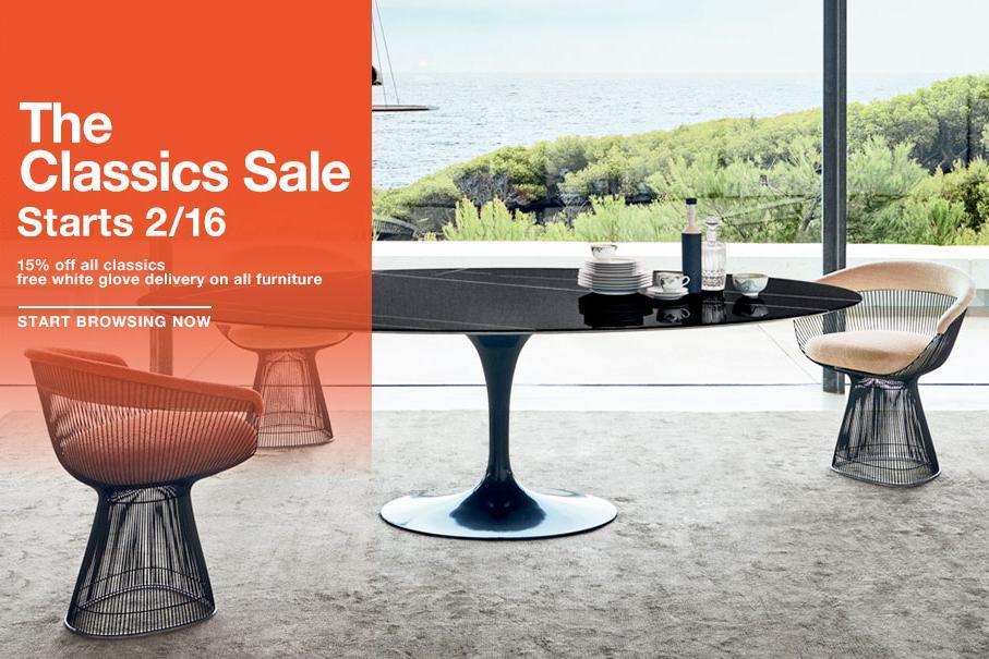2018 Knoll Classics Sale. Feb 16-27