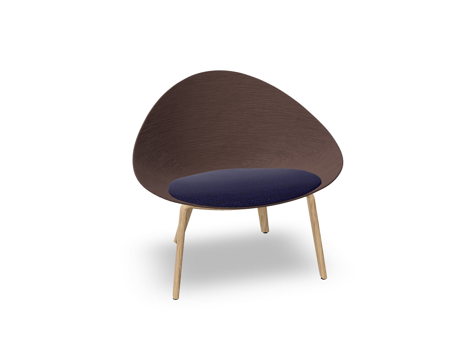 Adell 4 Leg Wood Lounge Chair