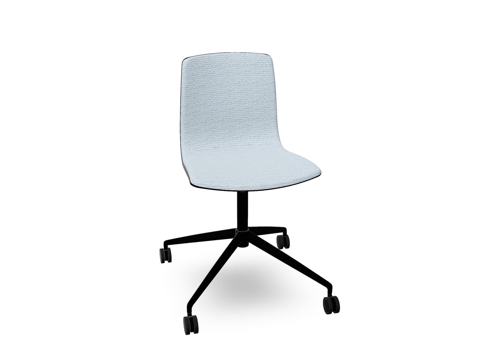 Aava 02 Fixed Trestle Base Wood Chair With Front Upholstery Chairs Arper