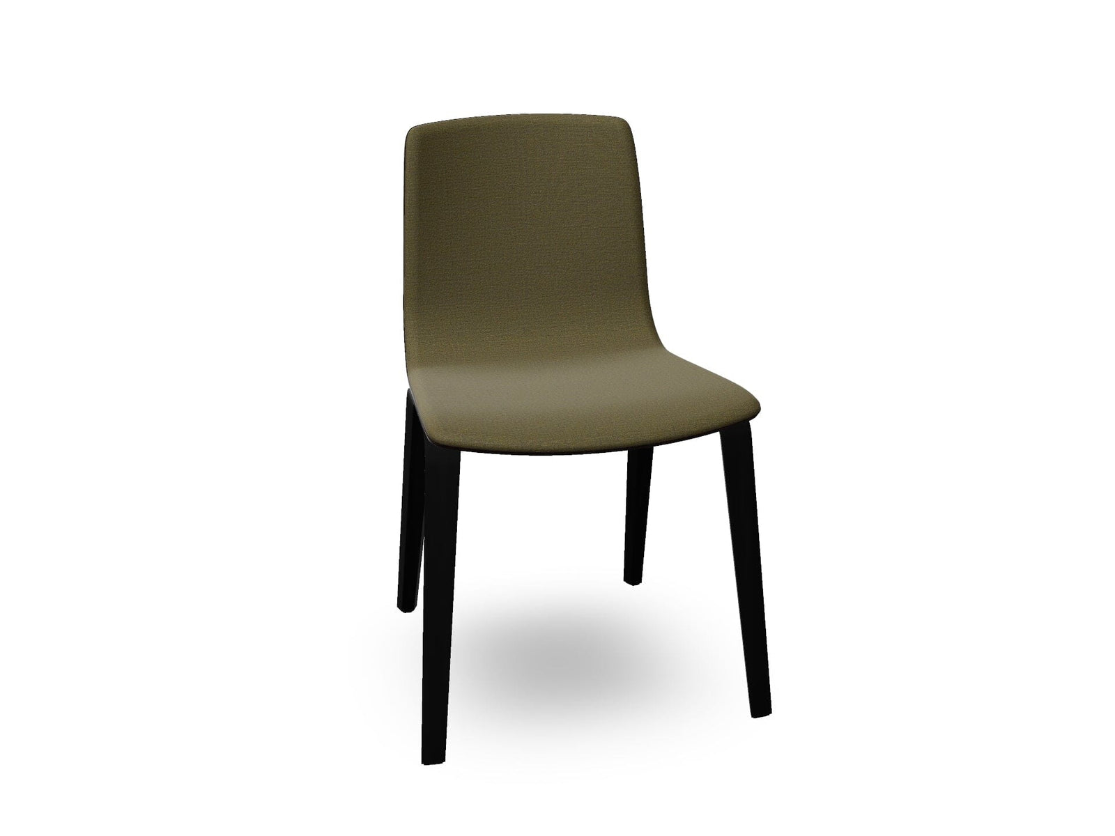 Aava 02 Wooden Chair with Front Upholstery Chairs Arper