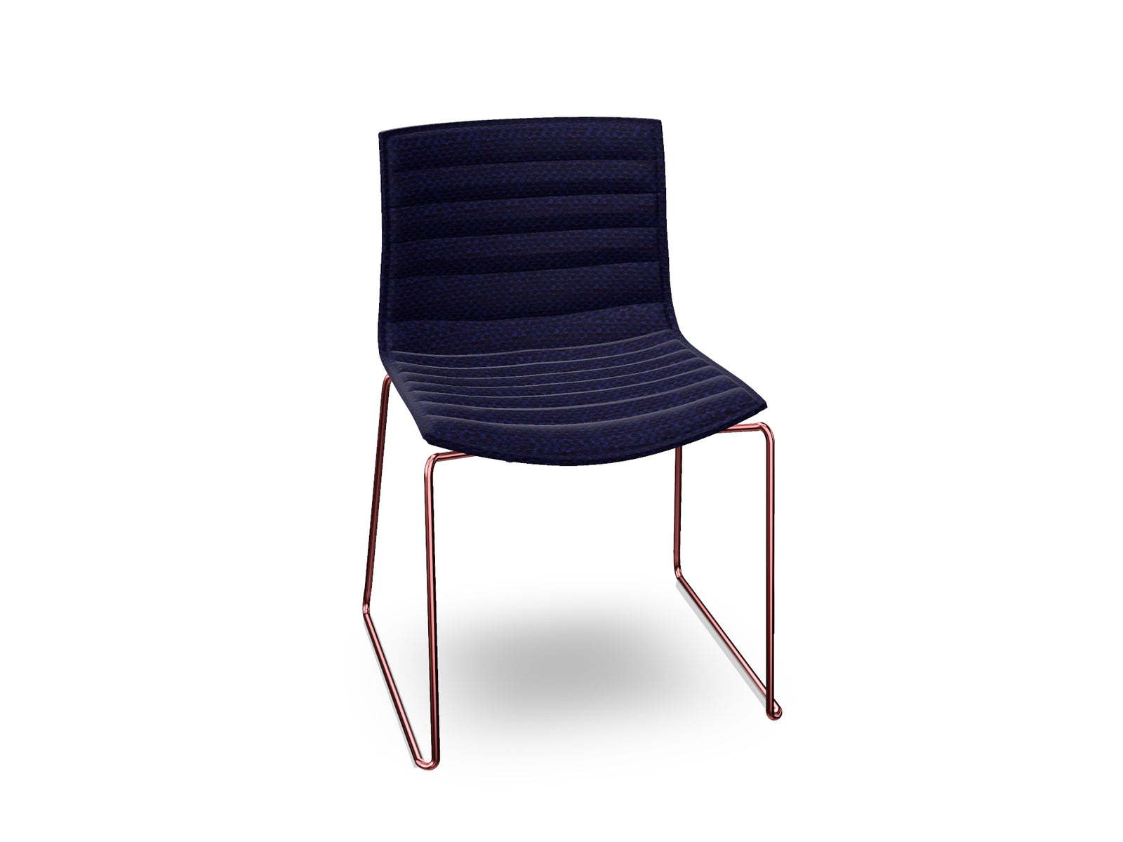 Catifa 46 Sled Base With Fully Upholstered