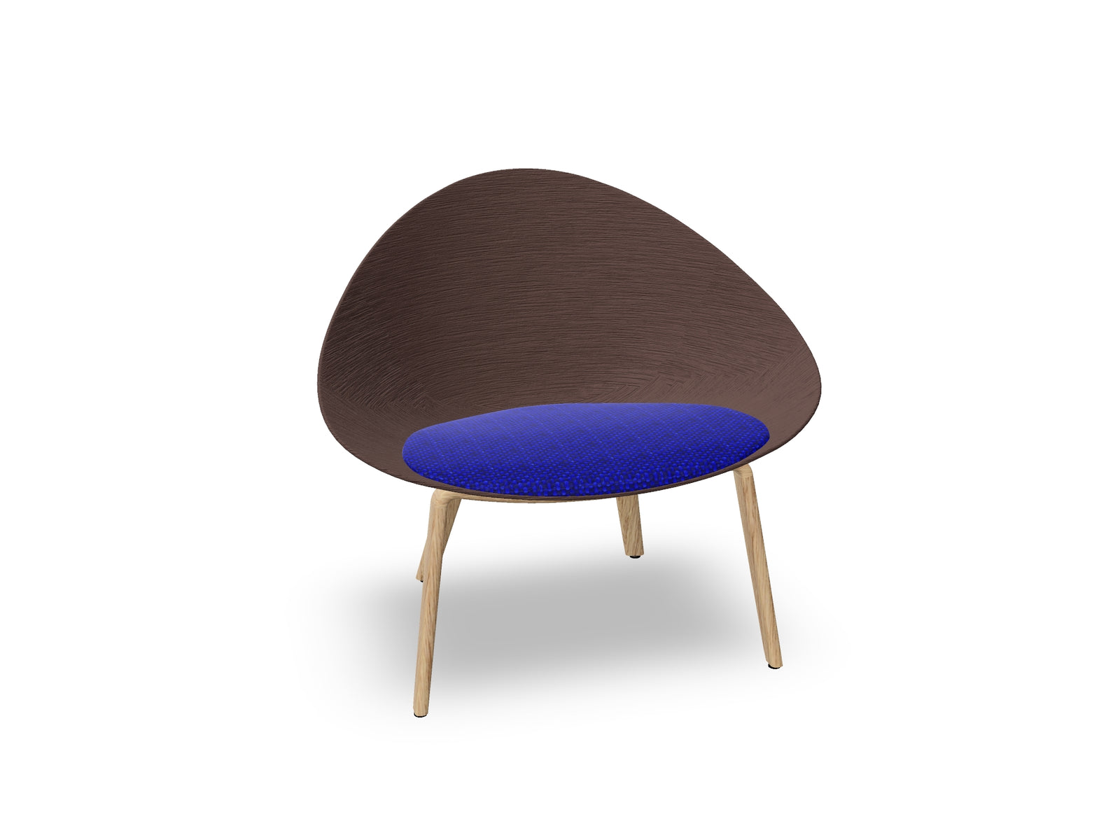 Adell 4 Leg Wood Lounge Chair