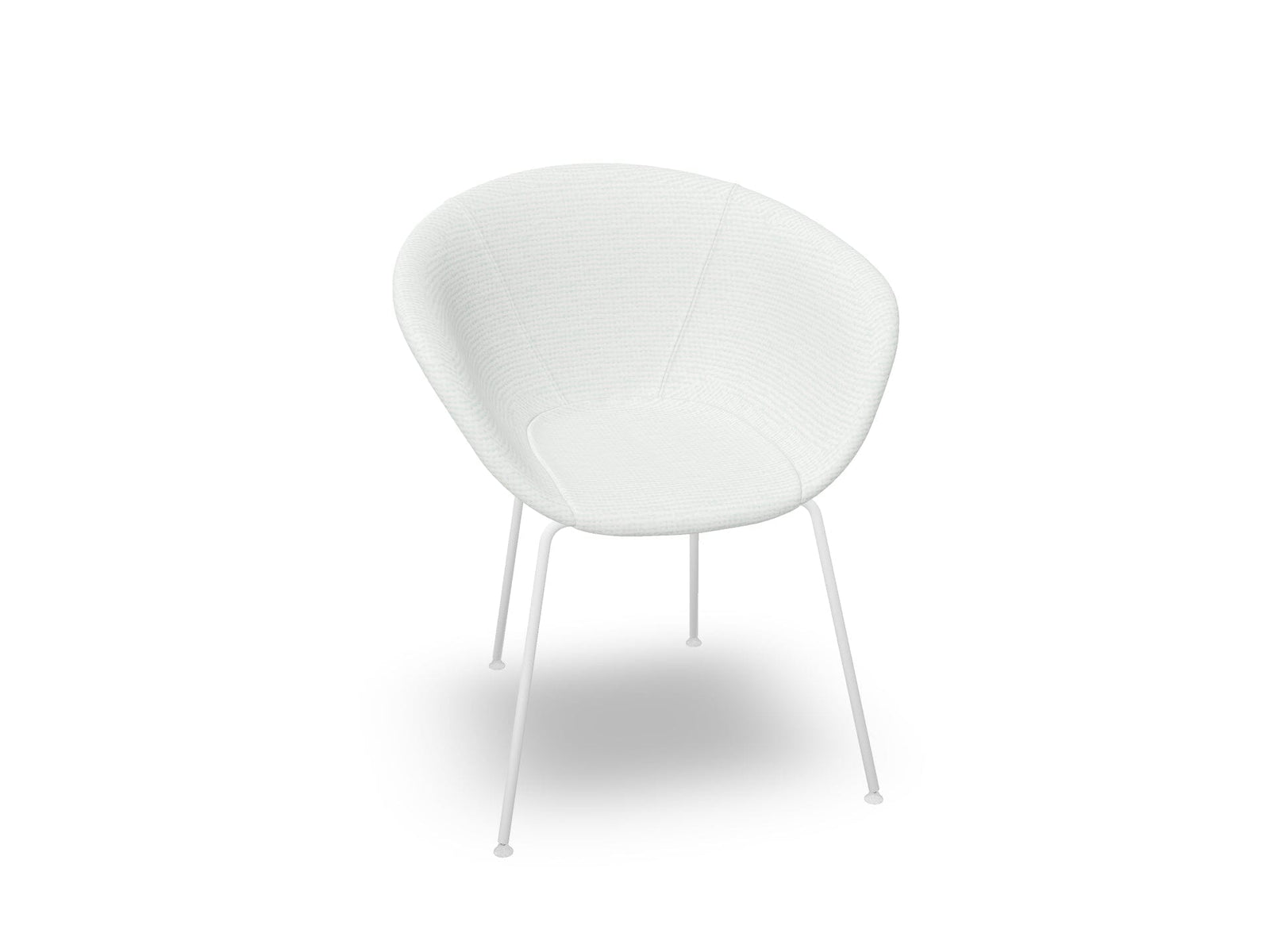 Duna 02 Four Leg Chair Fully Upholstered Chairs Arper
