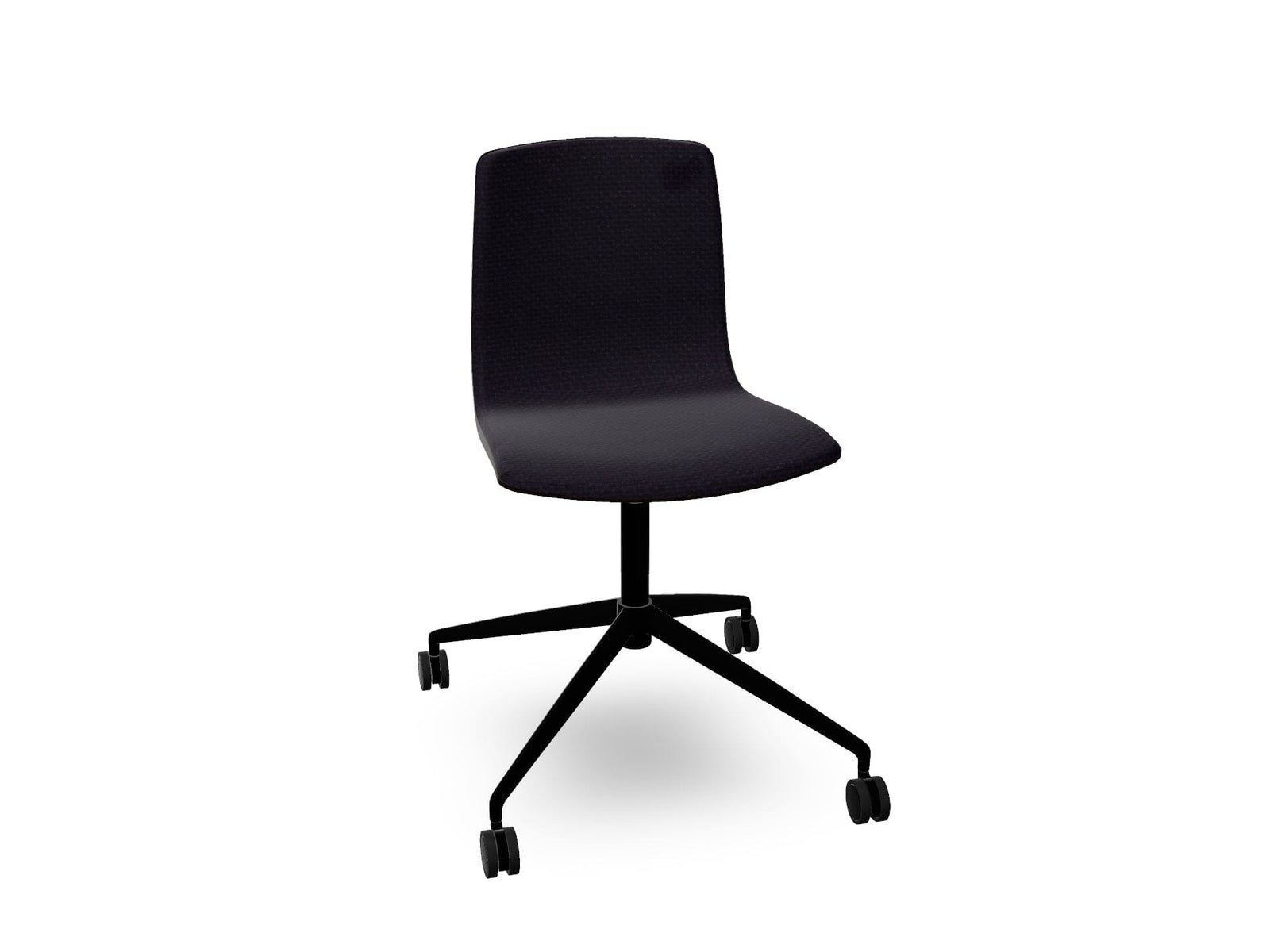 Aava 02 Fixed Trestle Base Wood Chair With Front Upholstery Chairs Arper