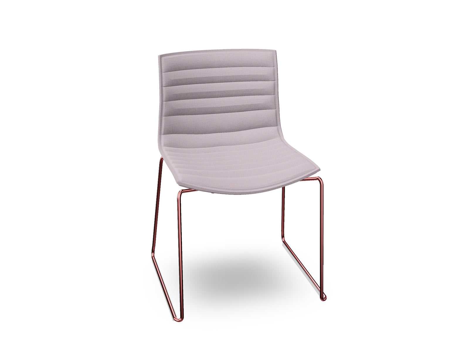 Catifa 46 Sled Base With Fully Upholstered
