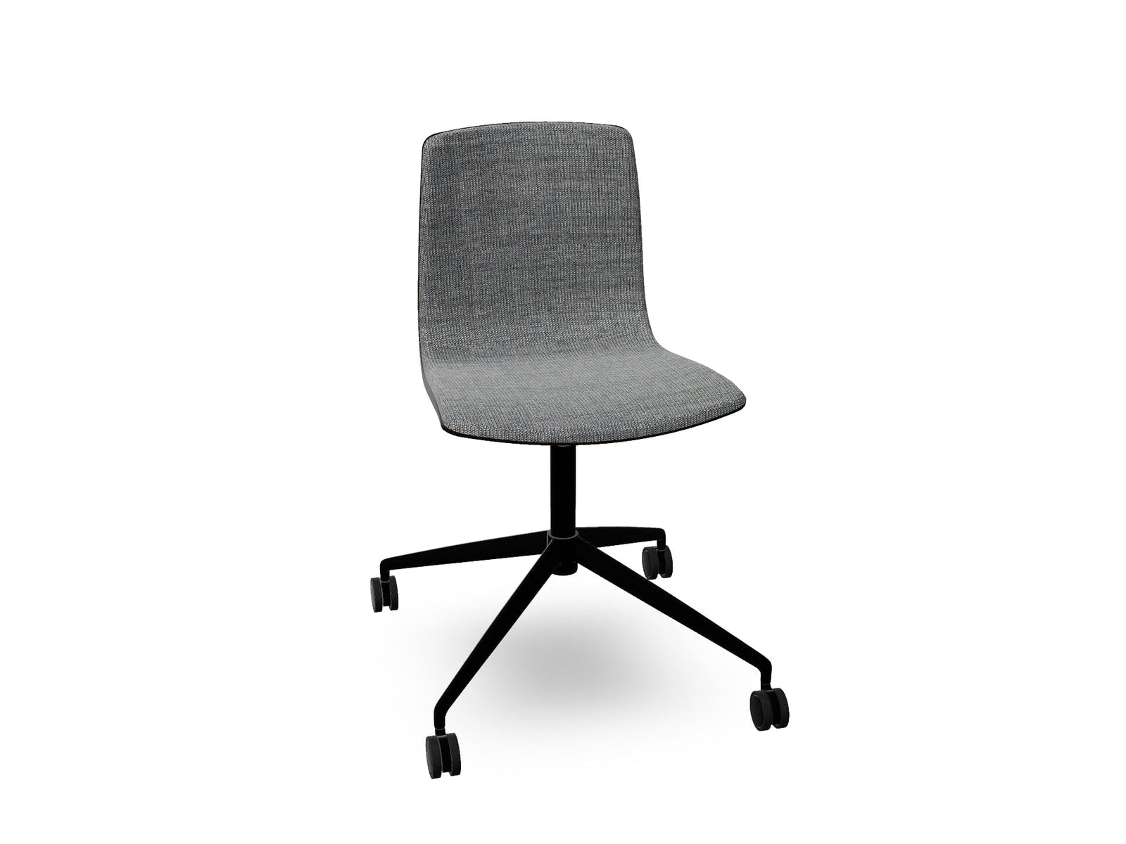 Aava 02 Fixed Trestle Base Wood Chair With Front Upholstery Chairs Arper