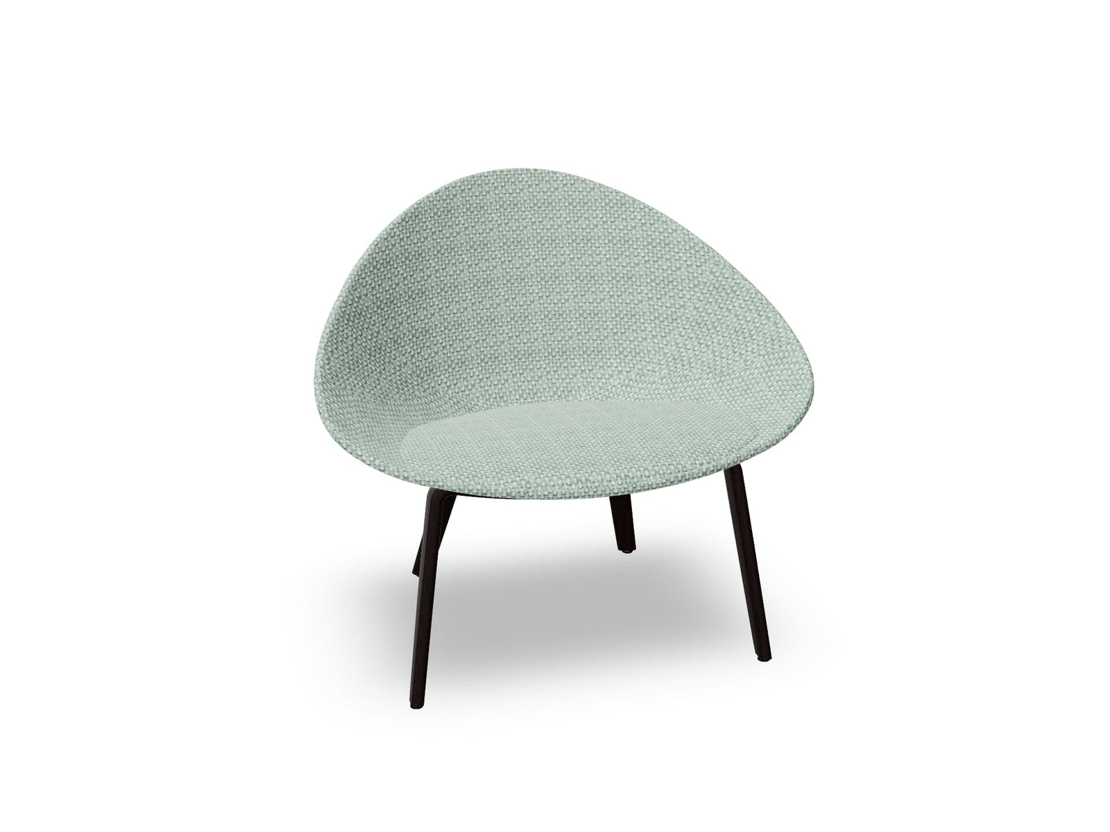 Adell 4 Leg Wood Lounge Chair With Fully Upholstered lounge chair Arper