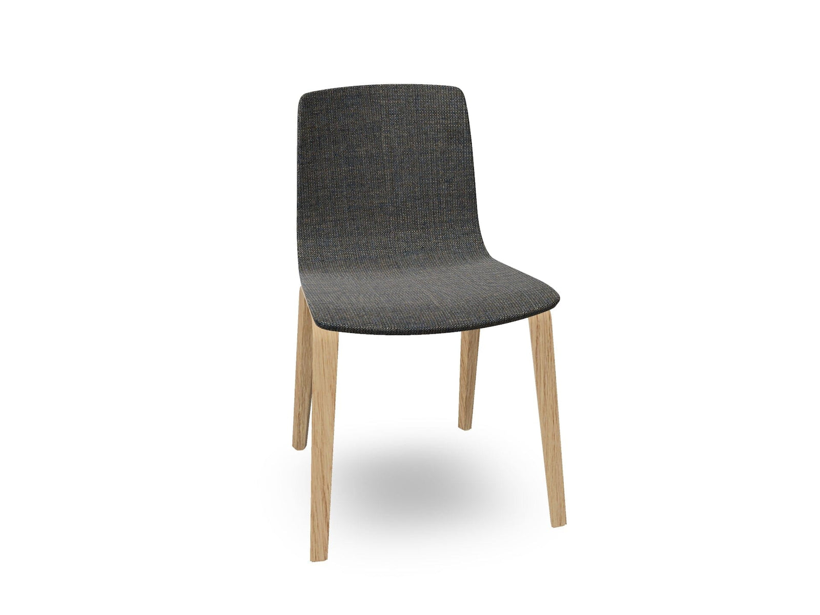 Aava 02-4 Wood Legs Chair With Fully Upholstered Chairs Arper
