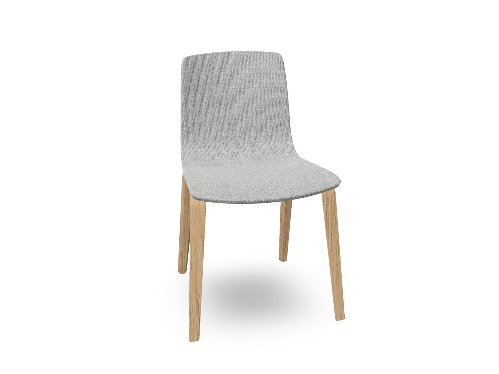 Aava 02-4 Wood Legs Chair With Fully Upholstered Chairs Arper