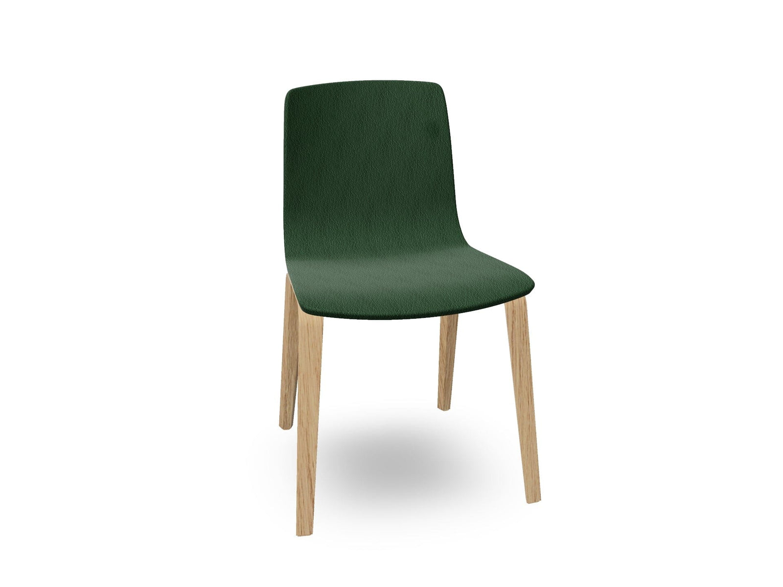 Aava 02-4 Wood Legs Chair With Fully Upholstered Chairs Arper