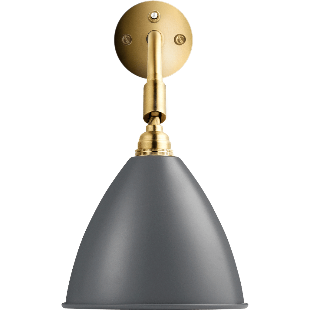 BestLite BL7 Wall Lamp - Hardwired wall / ceiling lamps Gubi Brass/grey semi matt