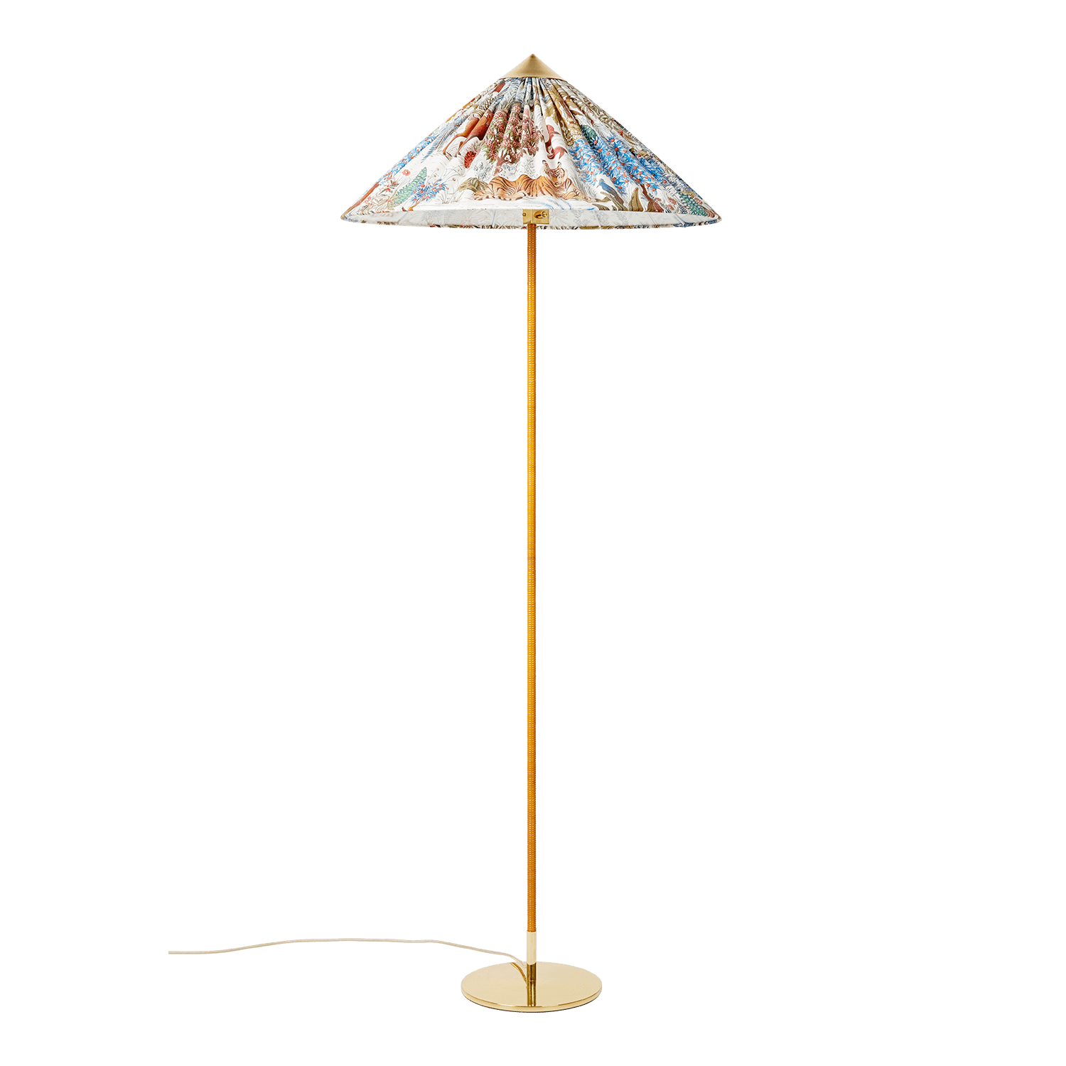 9602 Floor Lamp Floor Lamps Gubi Pierre Frey Brass