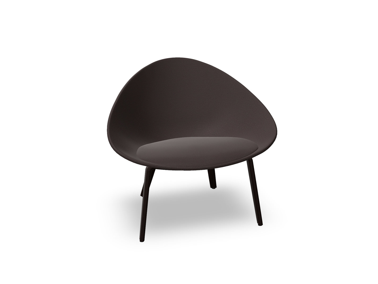 Adell 4 Leg Wood Lounge Chair With Fully Upholstered