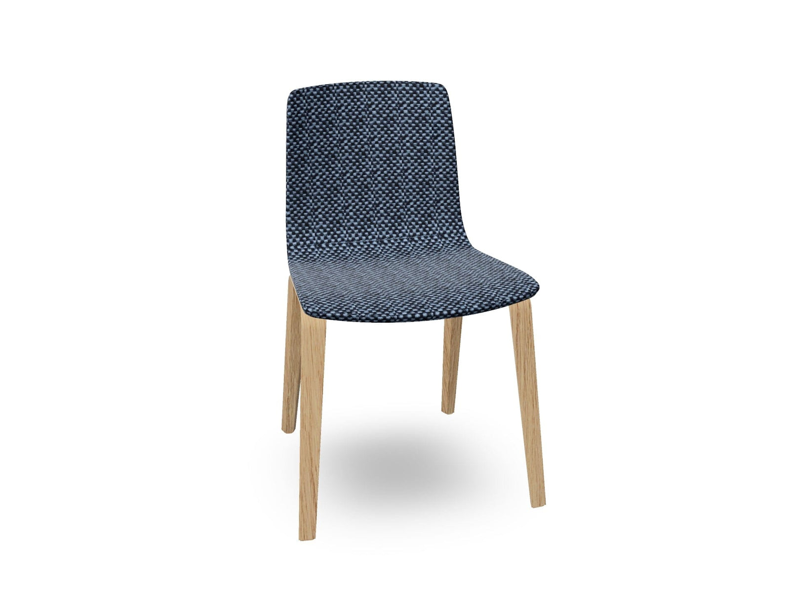 Aava 02-4 Wood Legs Chair With Fully Upholstered Chairs Arper