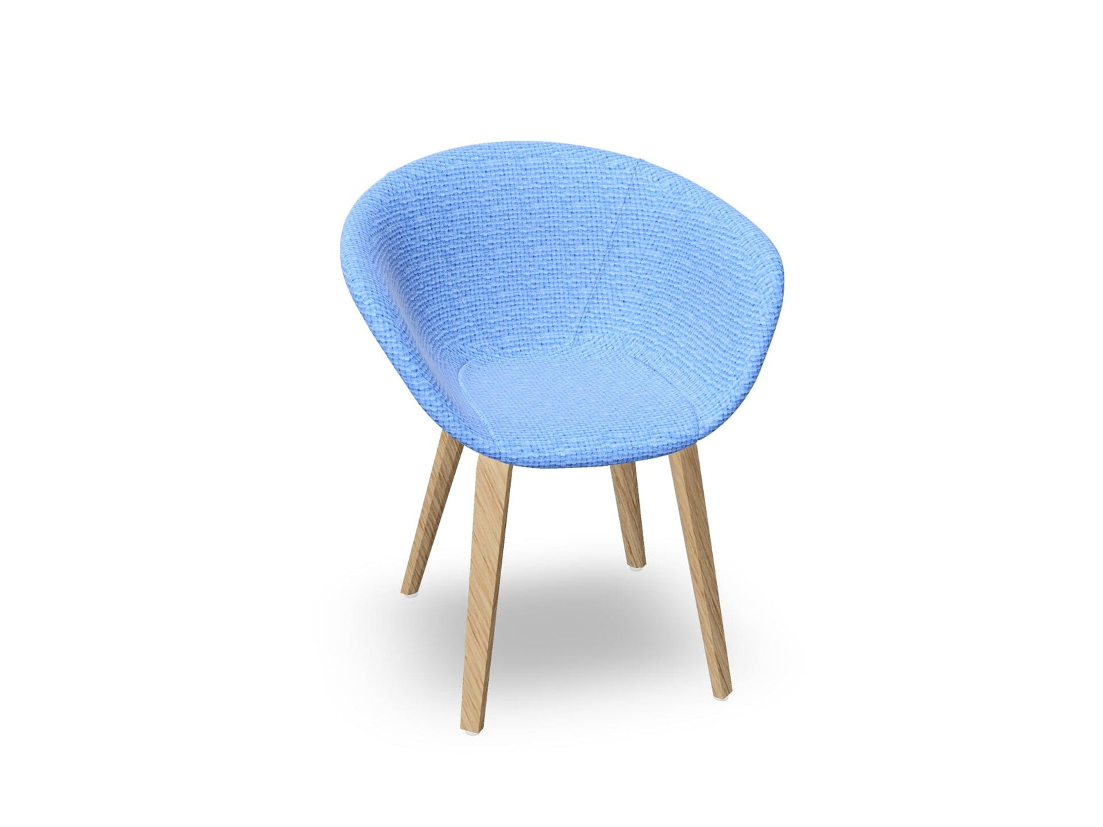 Duna 02 Wood Leg Chair With Full Upholstery Chairs Arper