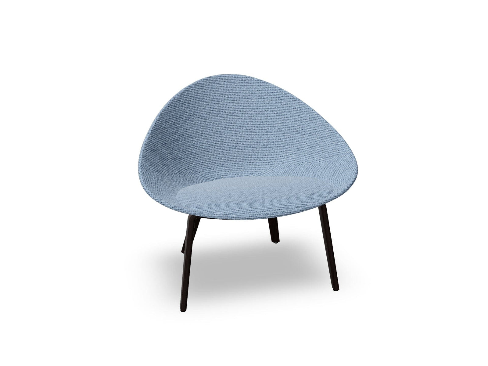 Adell 4 Leg Wood Lounge Chair With Fully Upholstered lounge chair Arper