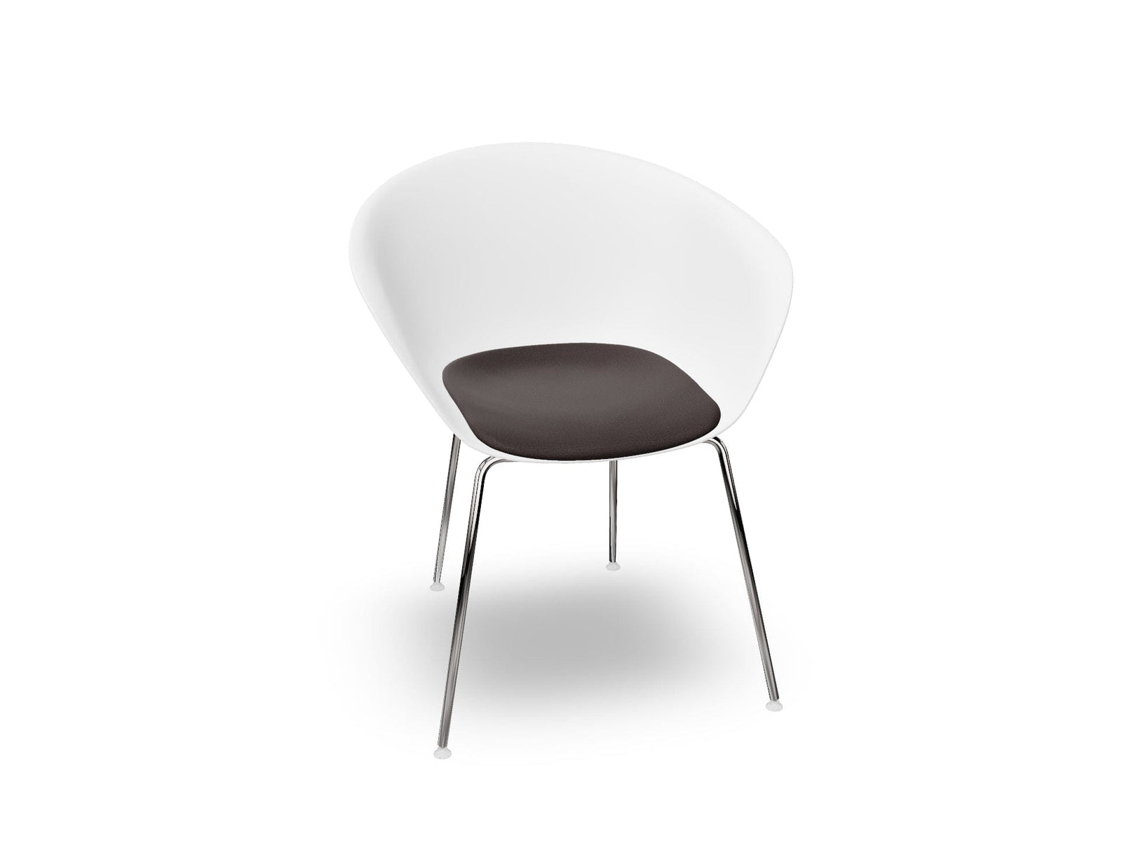 Duna 02 Four Leg Chair With Seat Cushion Chairs Arper