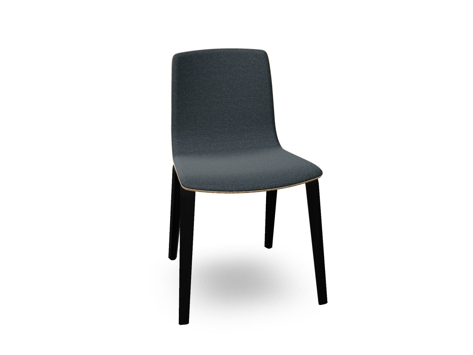 Aava 02 Wooden Chair with Front Upholstery Chairs Arper