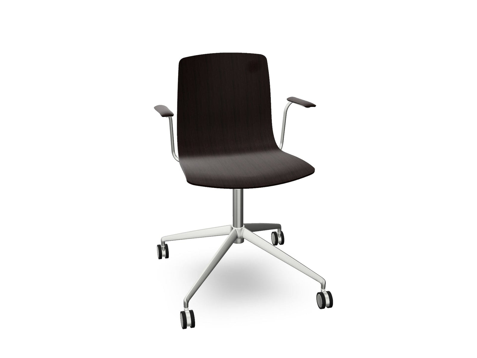 Aava 02 Fixed Trestle Base Wood Chair Chairs Arper
