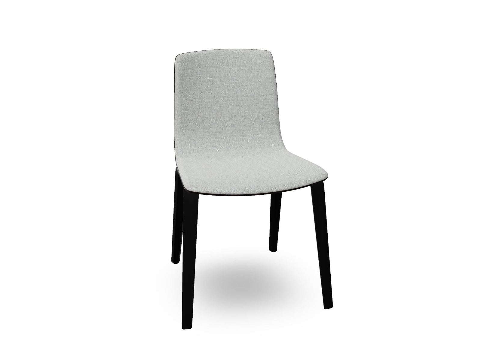 Aava 02 Wooden Chair with Front Upholstery Chairs Arper