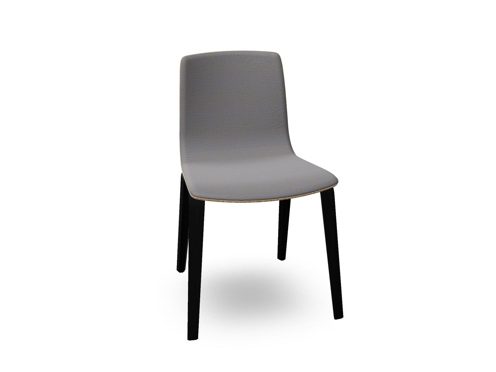 Aava 02 Wooden Chair with Front Upholstery Chairs Arper