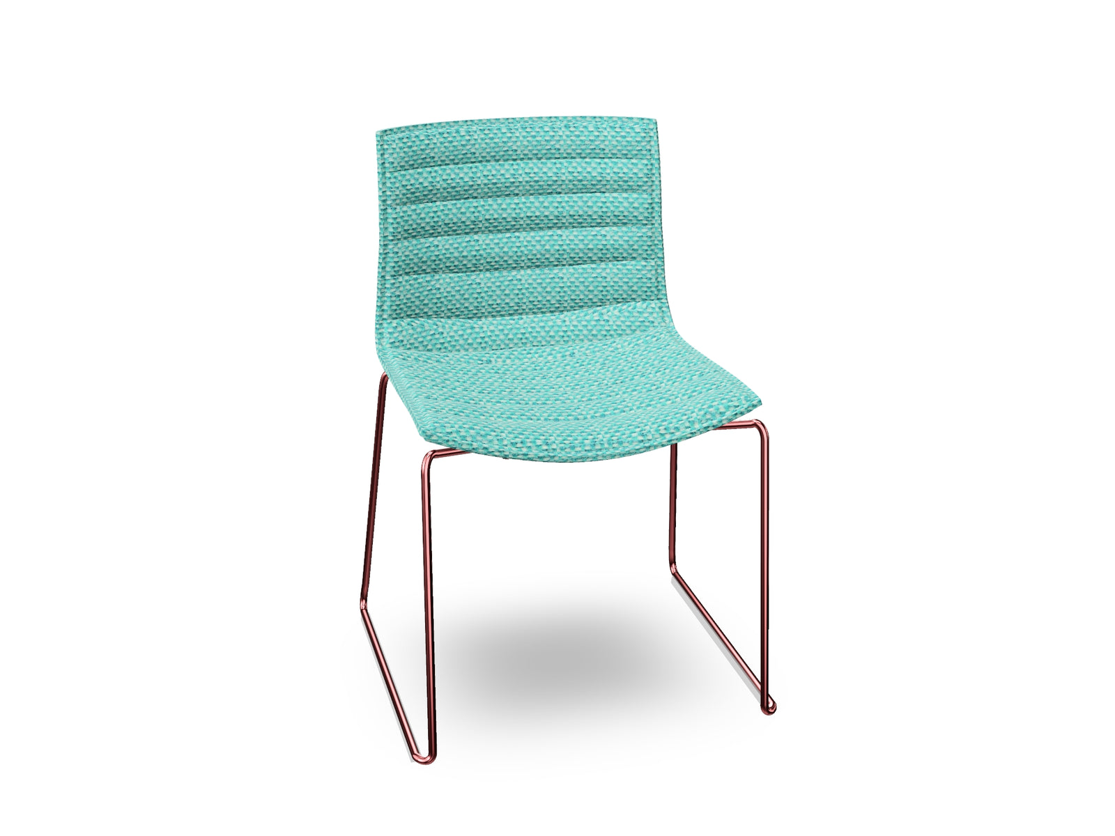 Catifa 46 Sled Base With Fully Upholstered