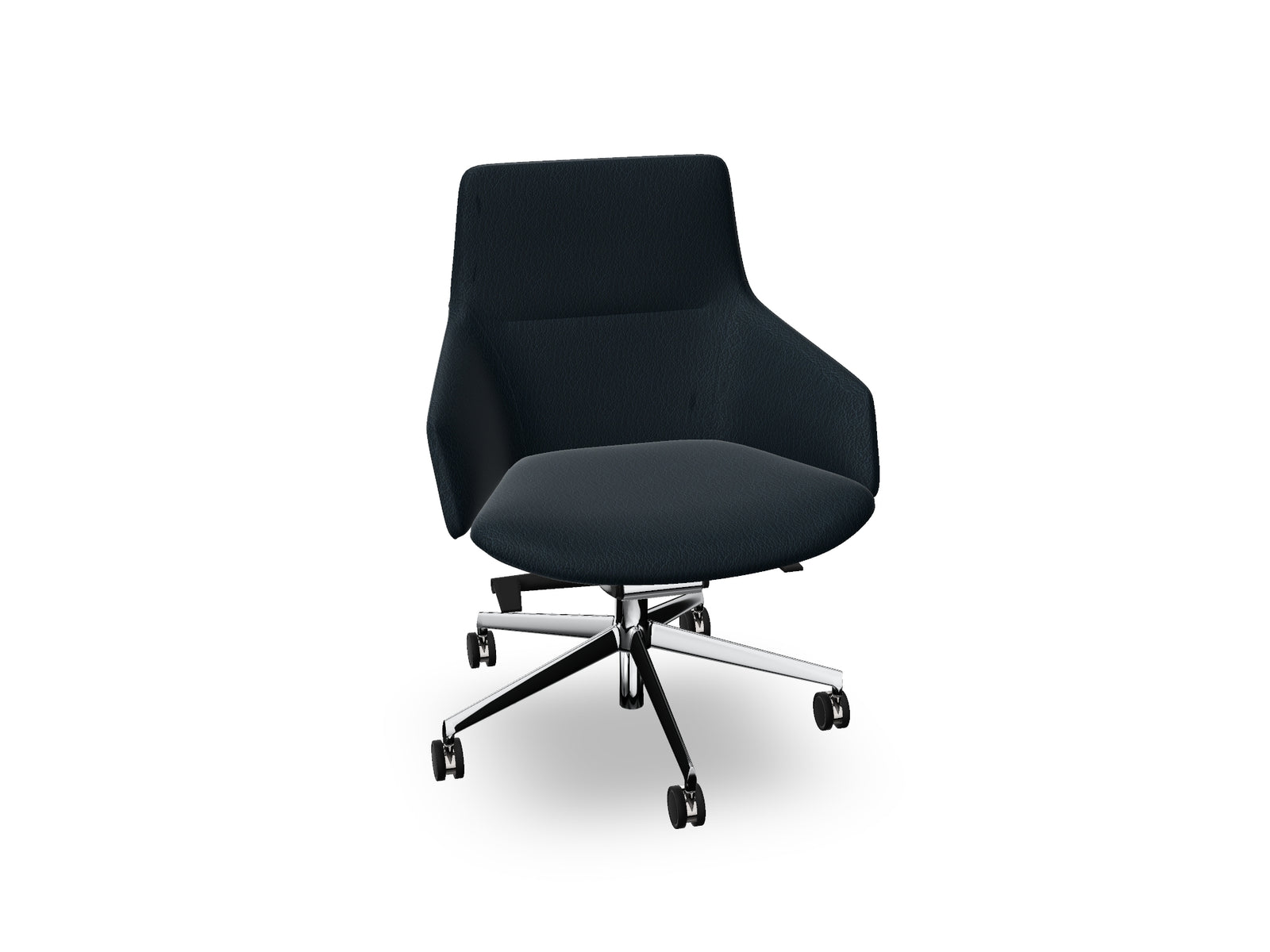 Aston Conference Syncro Five Way Star Base Armchair