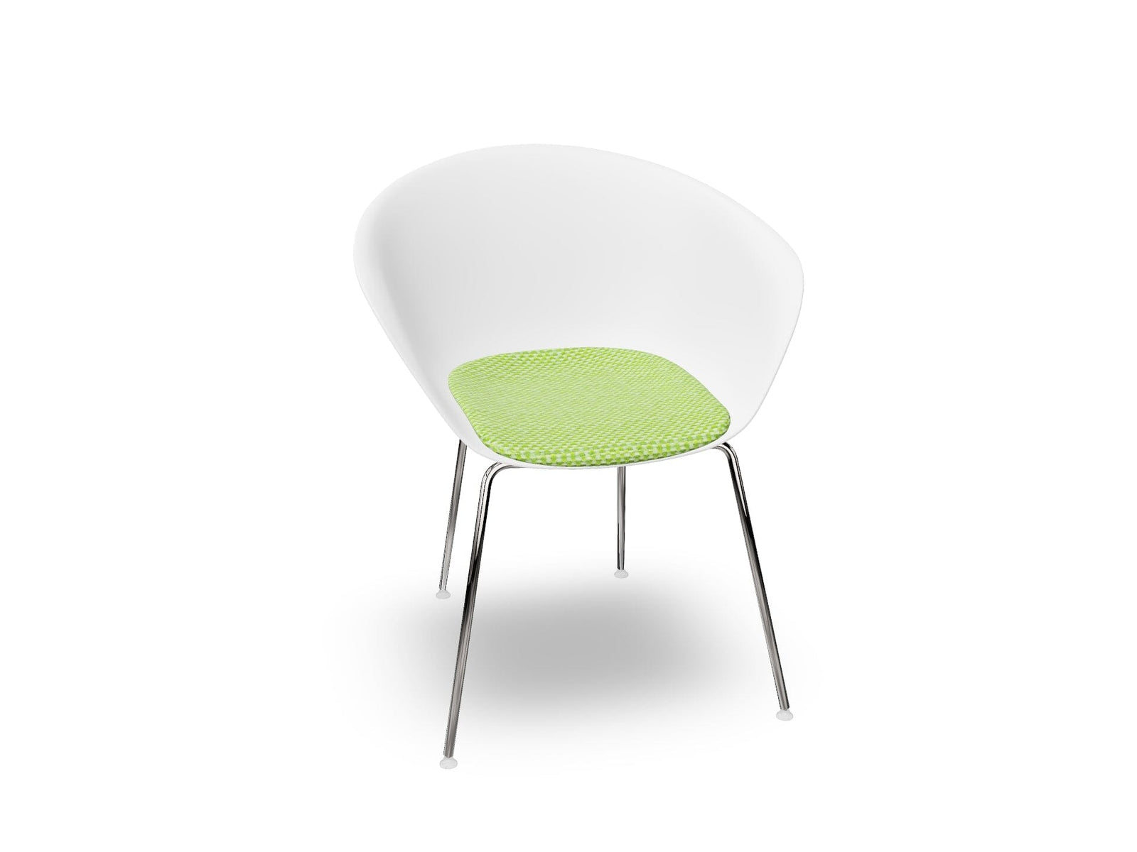 Duna 02 Four Leg Chair With Seat Cushion Chairs Arper