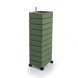 360º Container storage Magis 10-Drawer Unit Glossy Green 