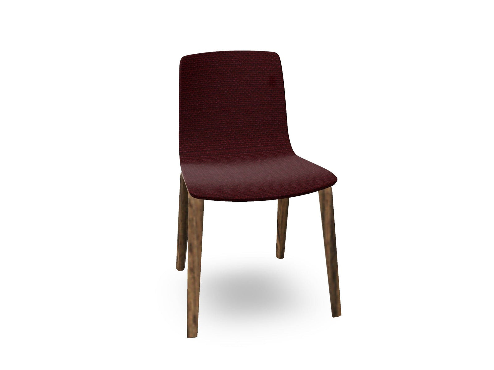 Aava 02-4 Wood Legs Chair With Fully Upholstered Chairs Arper