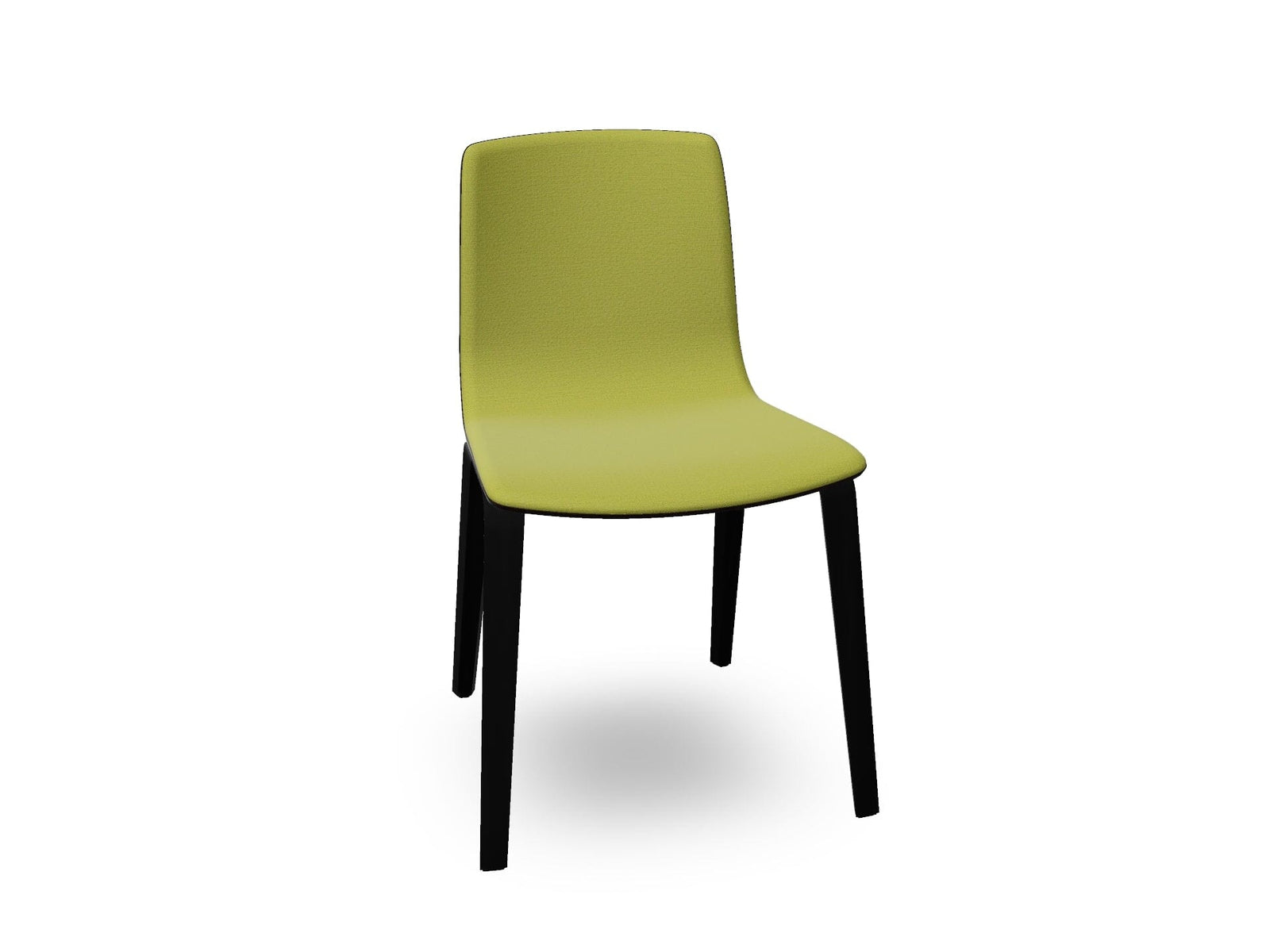 Aava 02 Wooden Chair with Front Upholstery Chairs Arper