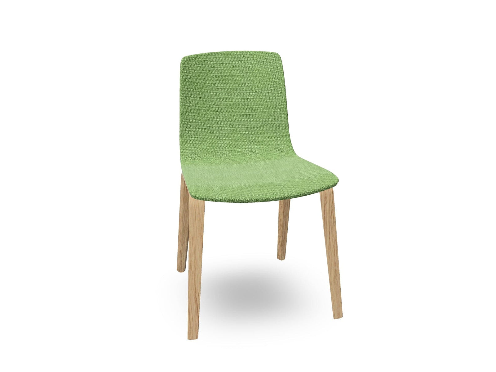 Aava 02-4 Wood Legs Chair With Fully Upholstered Chairs Arper