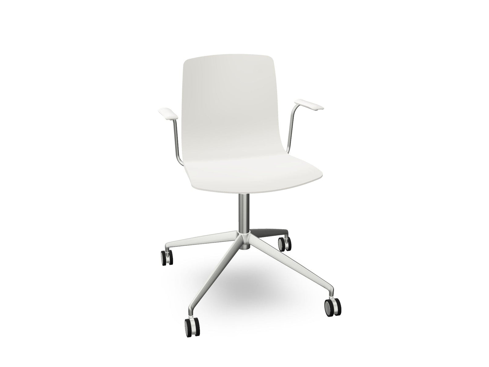 Aava 02 Fixed Trestle Base Polypropylene Chair Chairs Arper