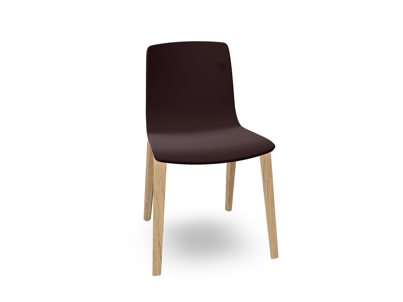 Aava 02-4 Wood Legs Chair With Fully Upholstered Chairs Arper
