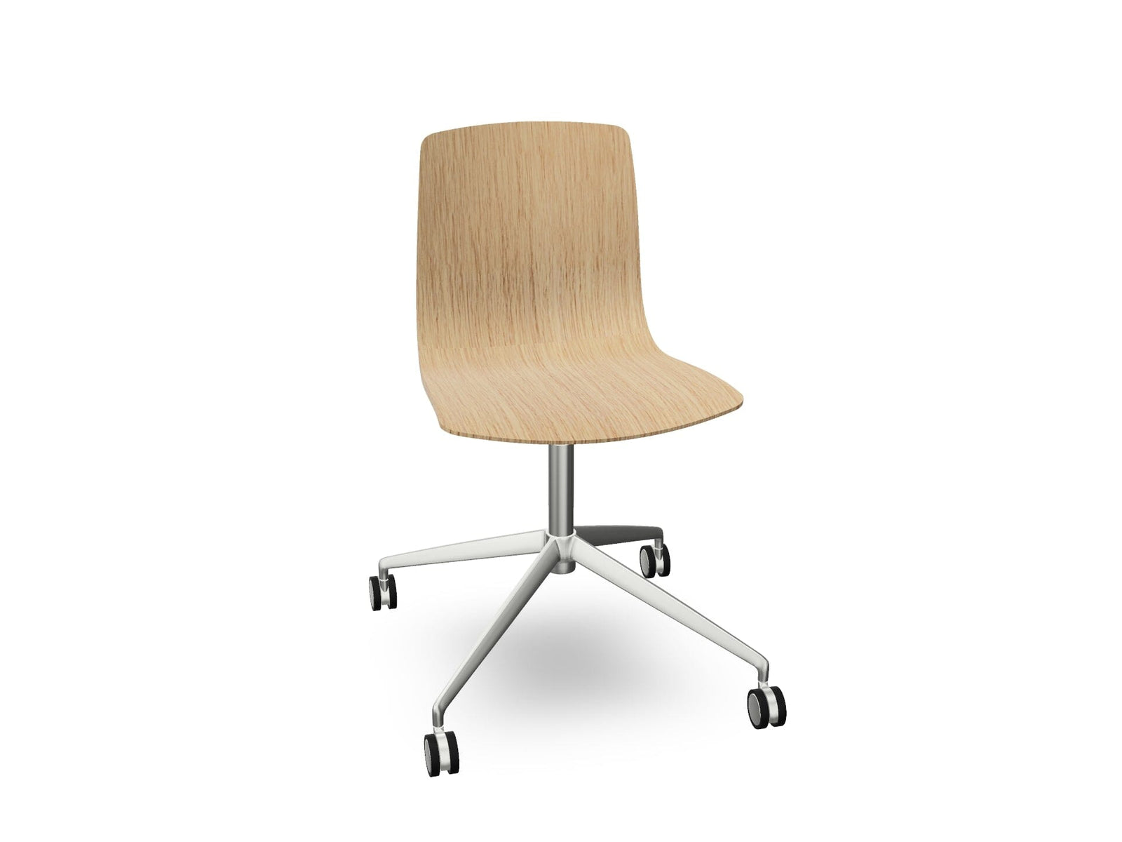 Aava 02 Fixed Trestle Base Wood Chair Chairs Arper