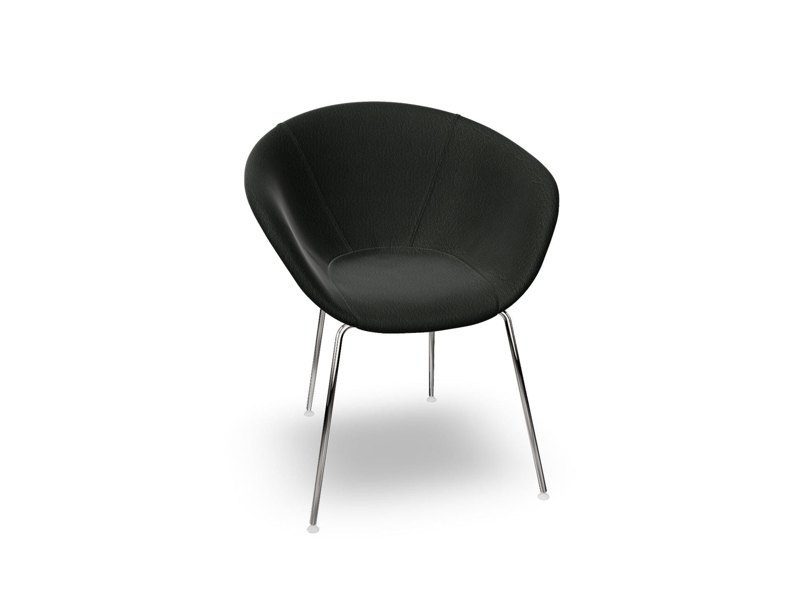Duna 02 Four Leg Chair Fully Upholstered Chairs Arper
