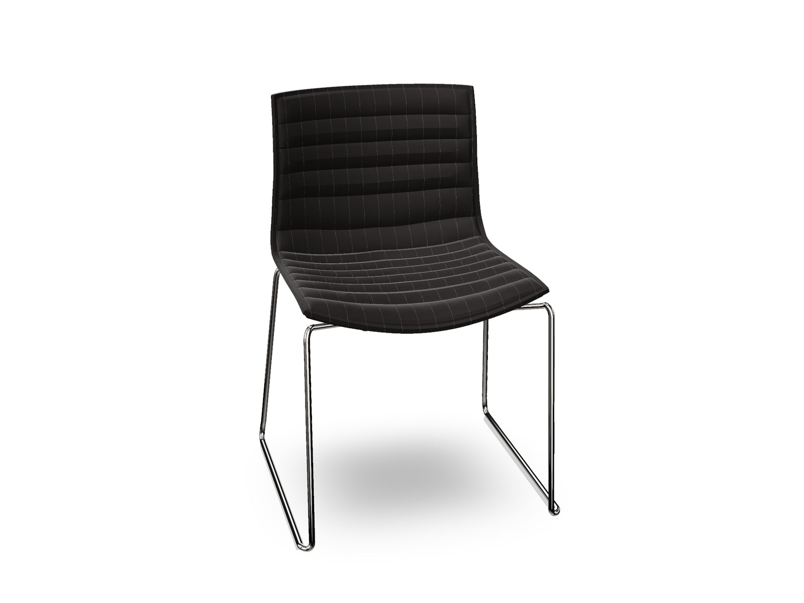 Catifa 46 Sled Base With Fully Upholstered