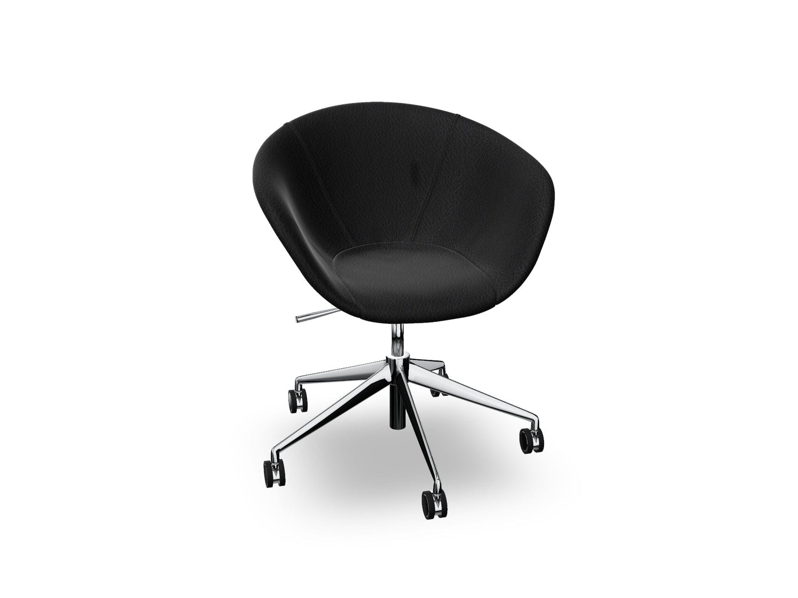 Duna 02 Five Star Base Chair With Front Upholstery Chairs Arper