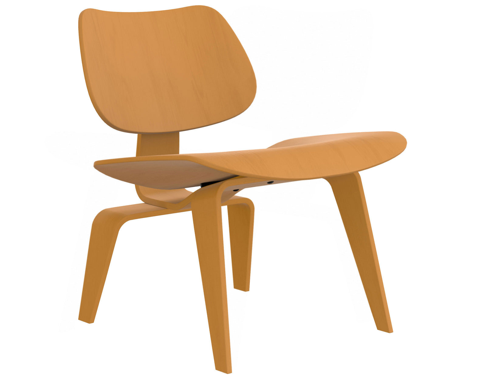 eames molded plywood lounge chair lcw