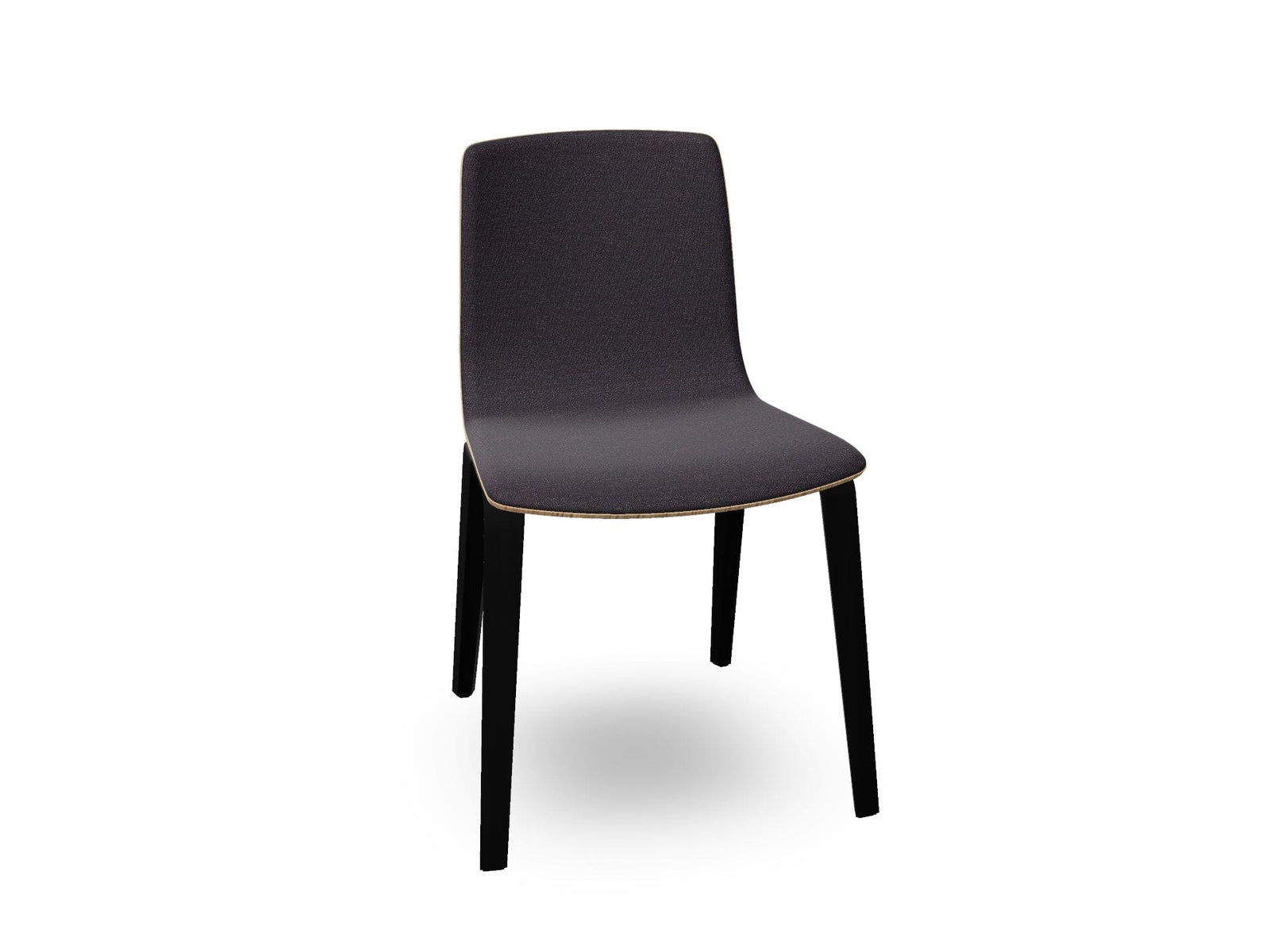 Aava 02 Wooden Chair with Front Upholstery Chairs Arper
