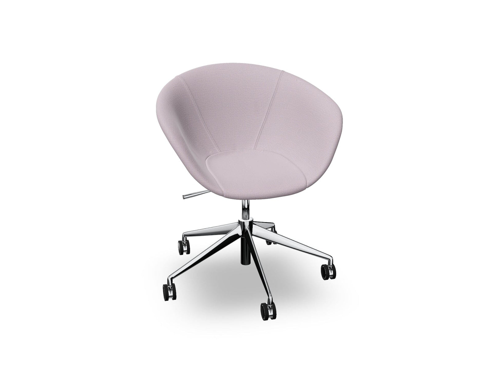 Duna 02 Five Star Base Chair With Front Upholstery Chairs Arper