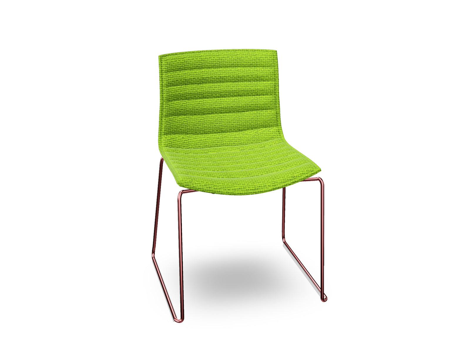 Catifa 46 Sled Base With Fully Upholstered