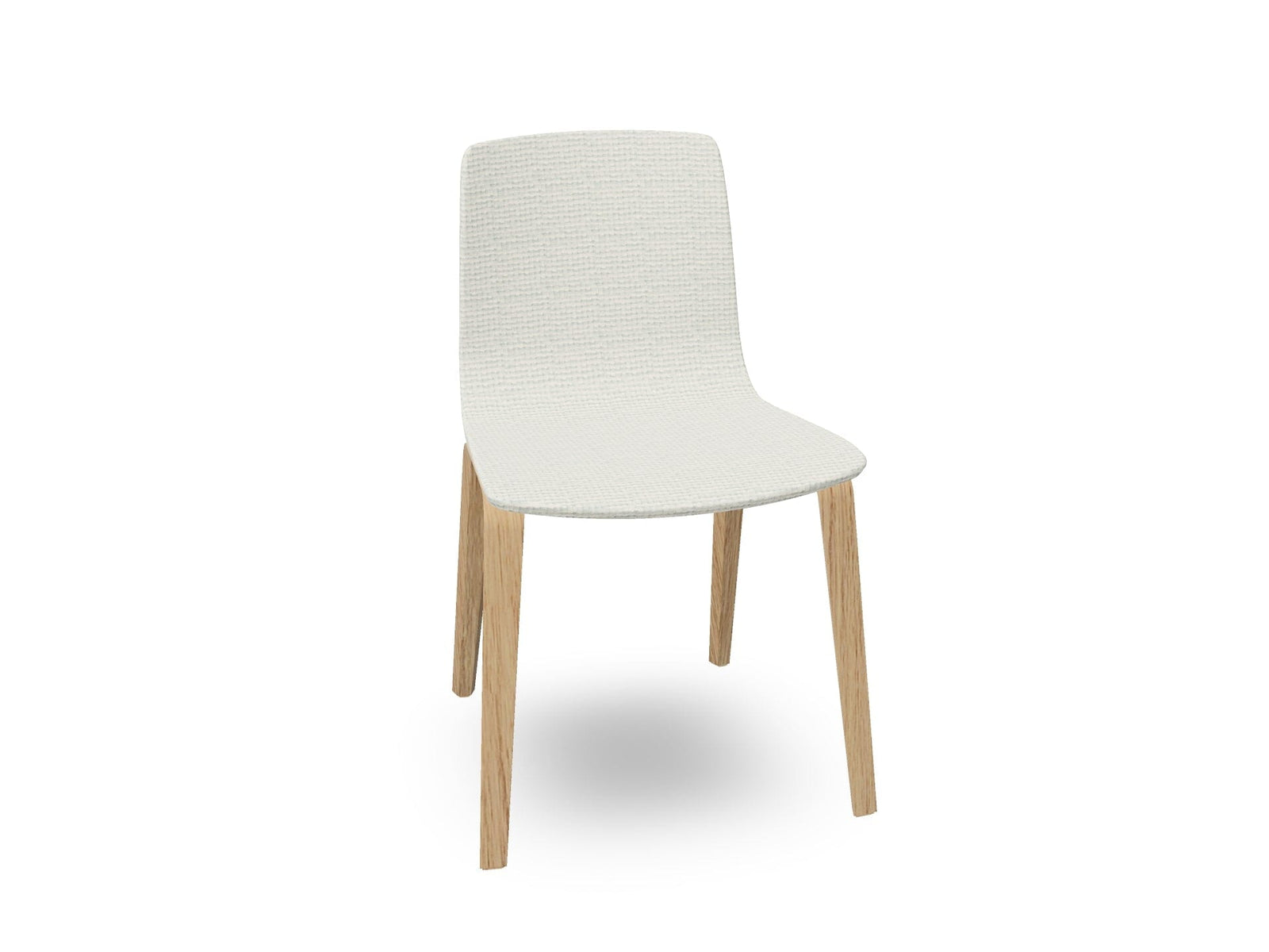 Aava 02-4 Wood Legs Chair With Fully Upholstered Chairs Arper