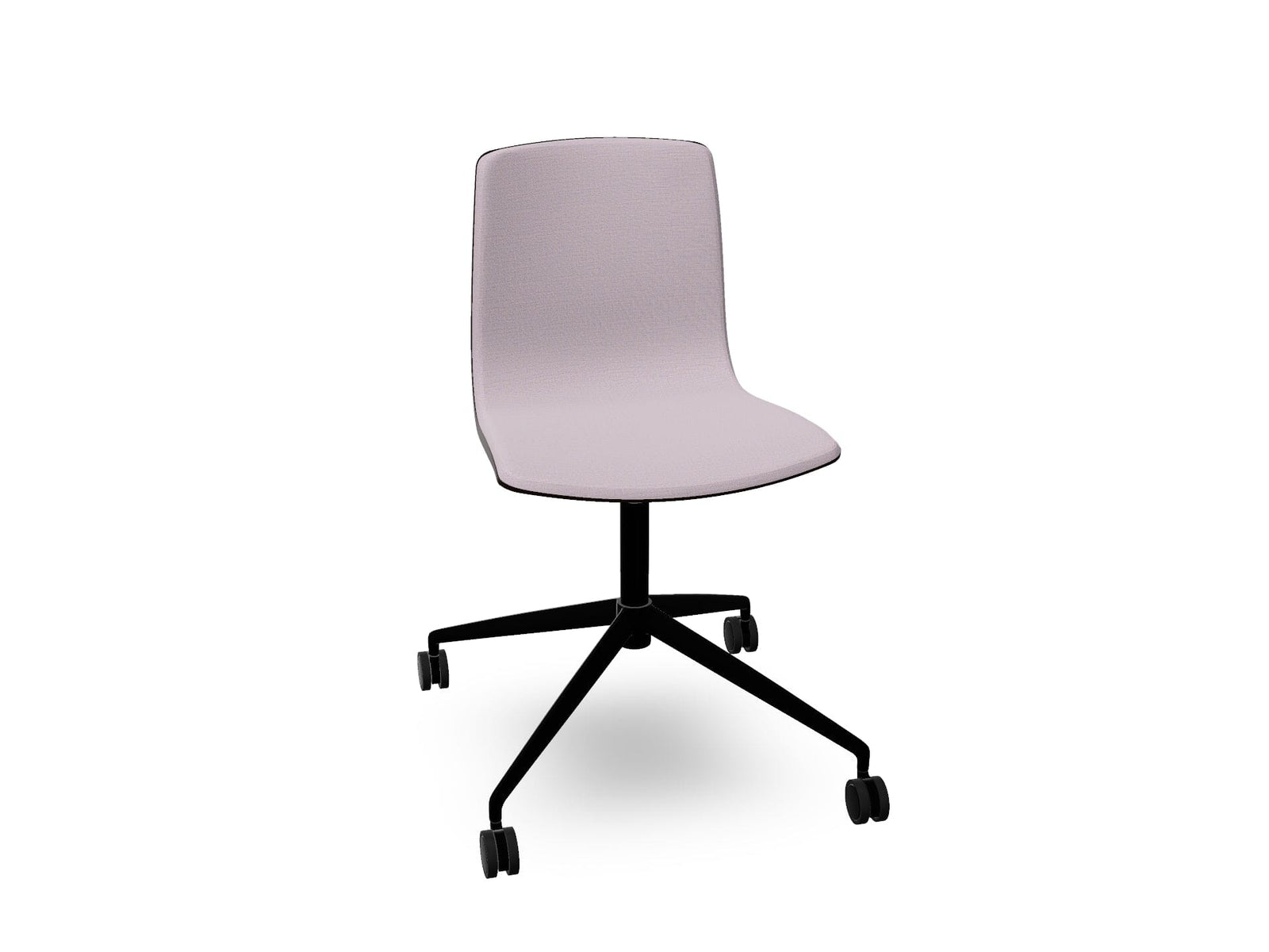 Aava 02 Fixed Trestle Base Wood Chair With Front Upholstery Chairs Arper