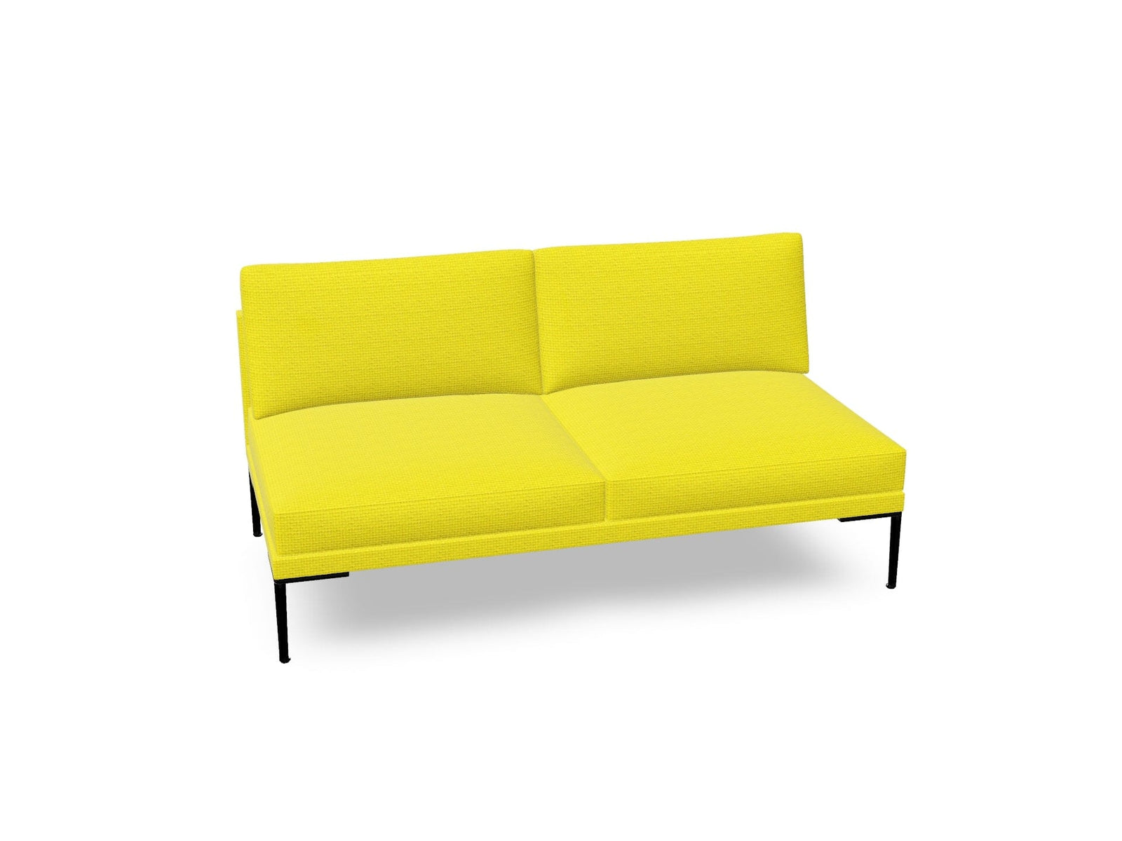 Steeve Two Seat Sofa Without Arms Sofa Arper