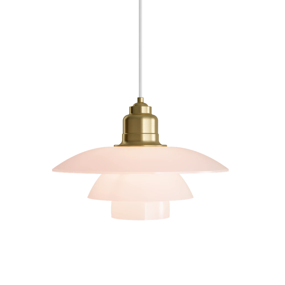 PH 3½-3 Pale Rose Brass Pendant