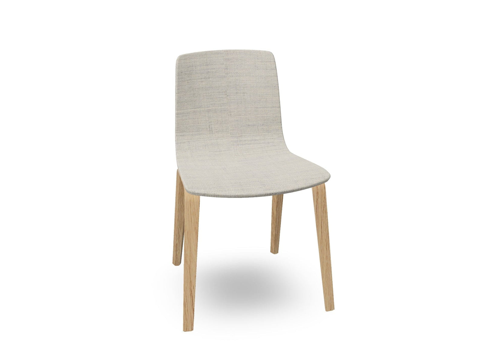 Aava 02-4 Wood Legs Chair With Fully Upholstered Chairs Arper