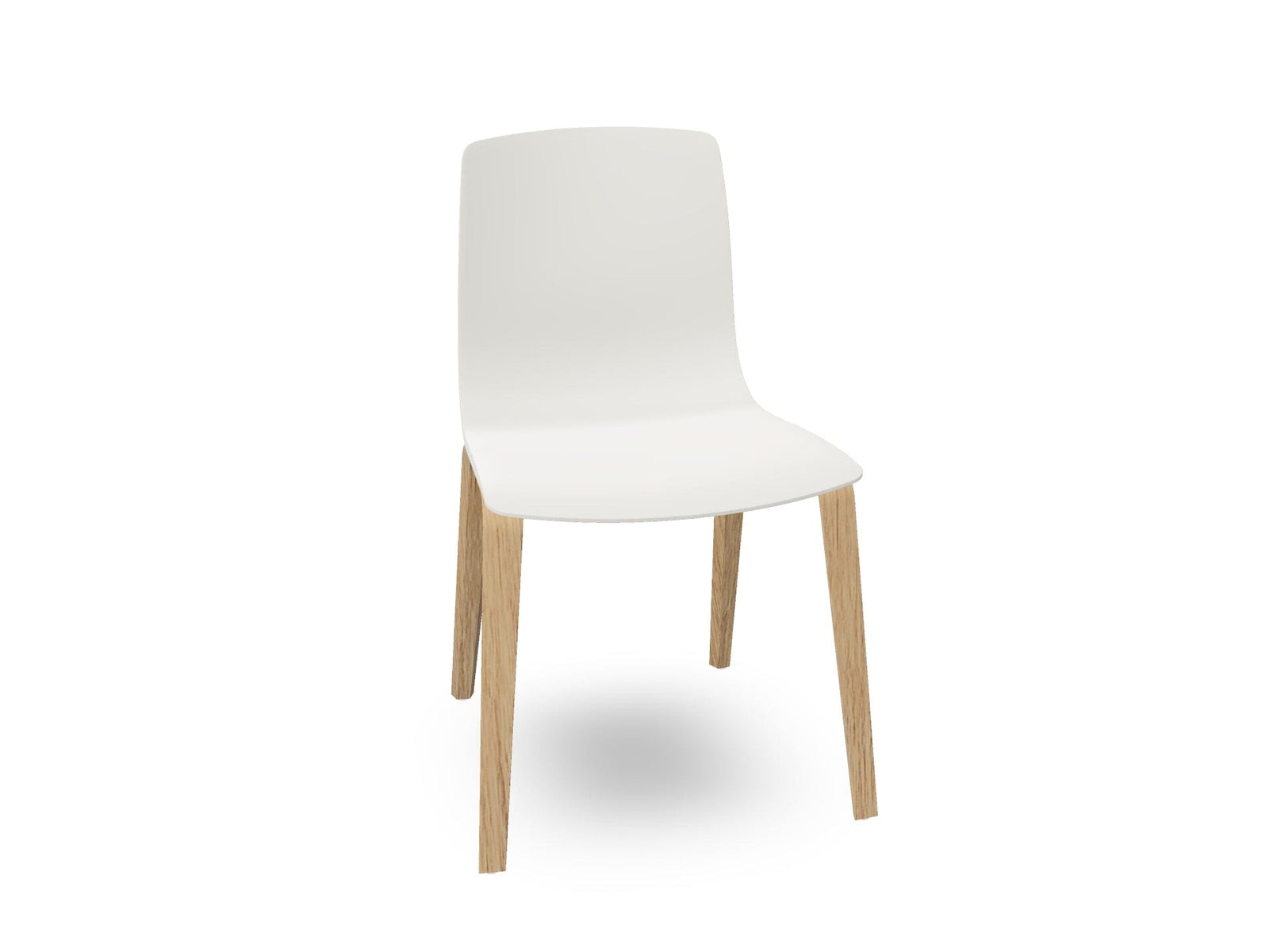 Aava 02-4 Wood Legs Polypropylene Chair Chairs Arper