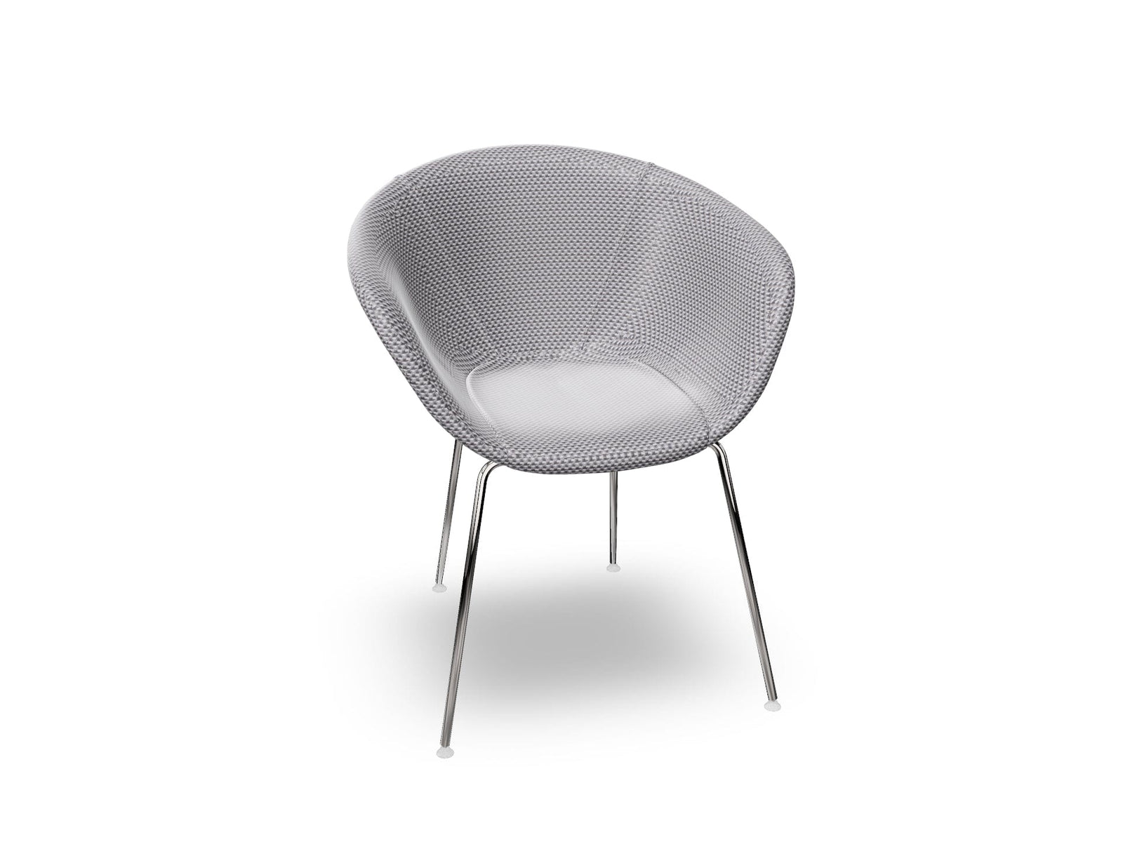 Duna 02 Four Leg Chair Fully Upholstered Chairs Arper