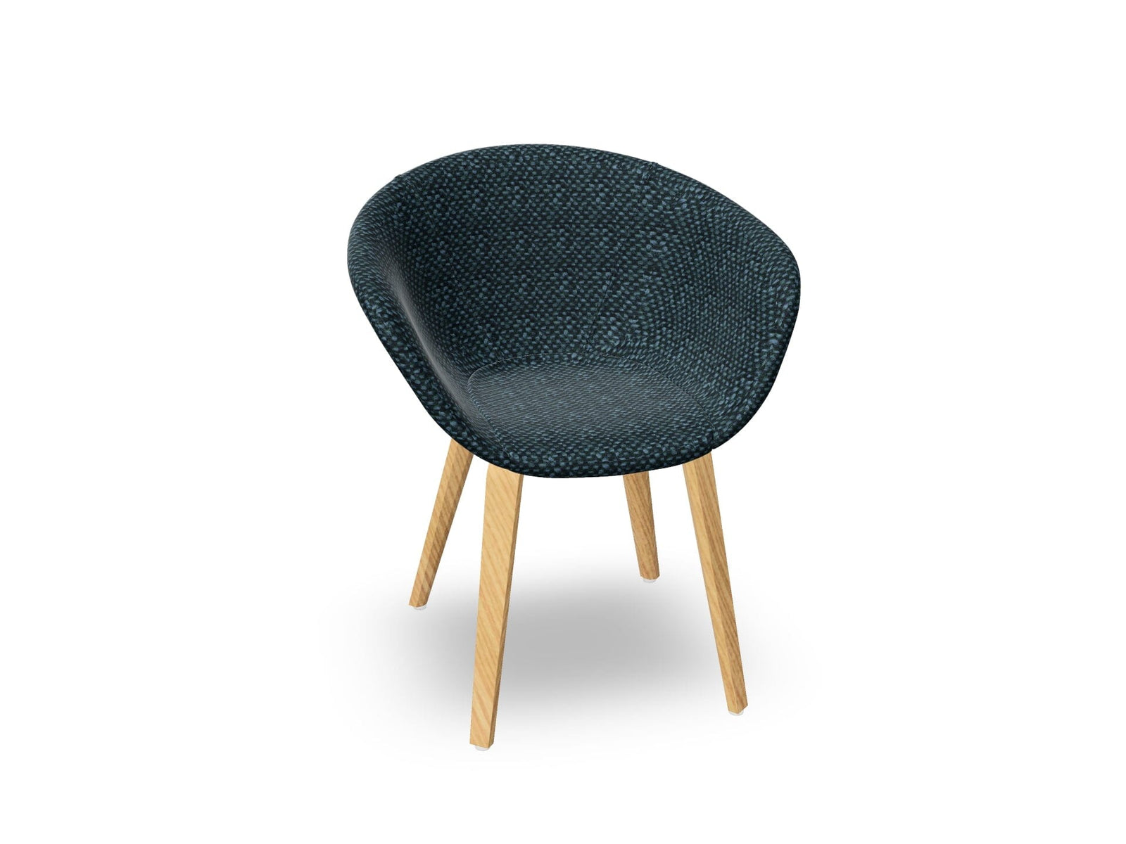 Duna 02 Wood Leg Chair With Full Upholstery Chairs Arper